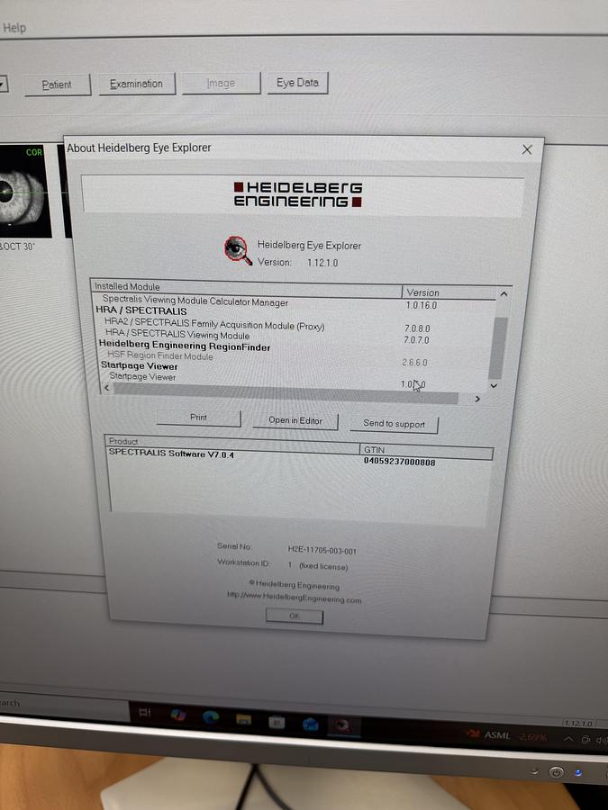 Refurbished 2010 Heidelberg Spectralis with Anterior Segment