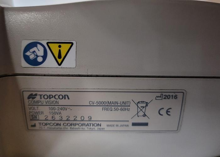 Refurbished 2016 Topcon CV-5000PRO