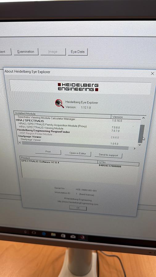 Refurbished 2010 Heidelberg Engineering SPECTRALIS OCT with GMPE