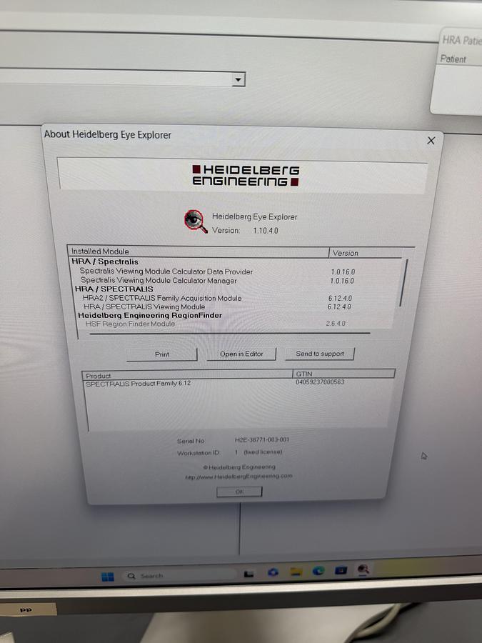 Refurbished Heidelberg OCT/HRA