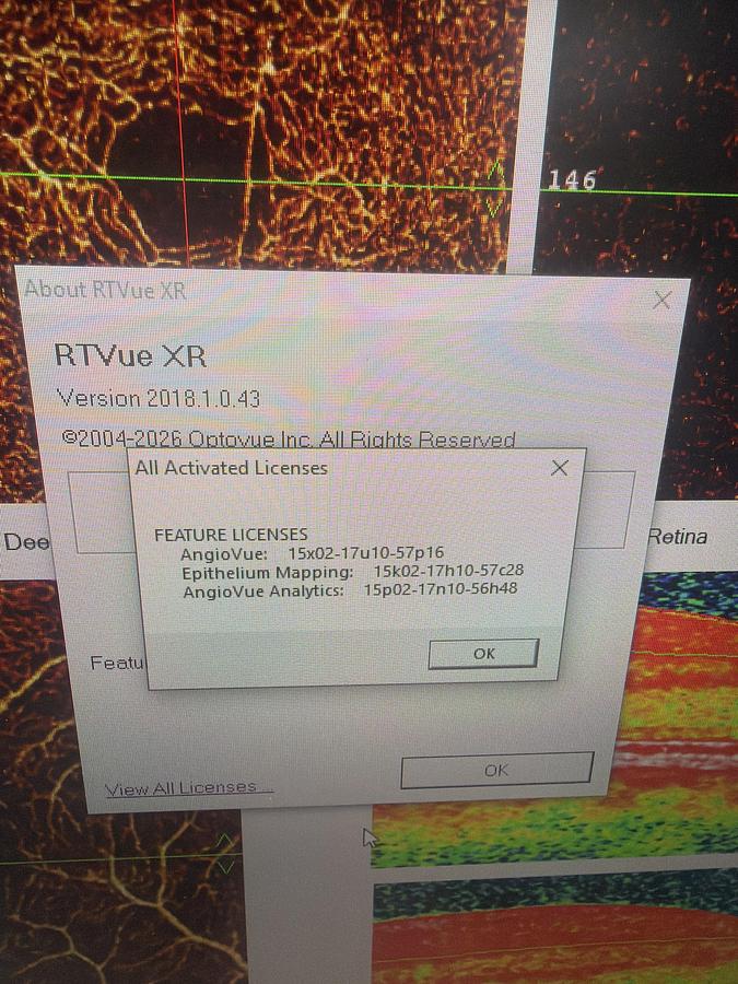 Refurbished 2015 Optovue Revue XR-100