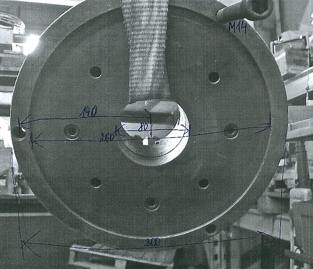 Gebraucht Vierbackenfutter d 270mm