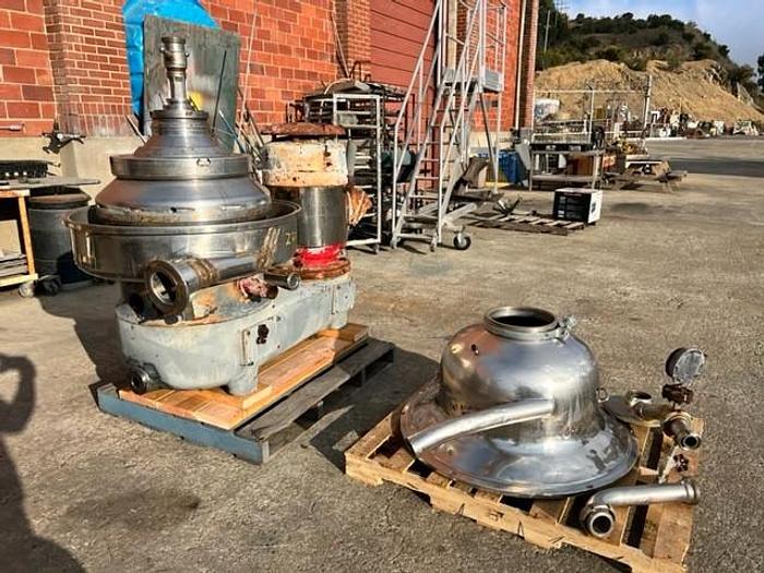 Used Centrifuge, Disc, Nozzle, Westfalia, SIG 15007, 316 S/st, #Z203100