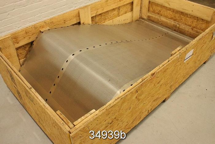 Unused Bird JS24 Vibrating Screen Plate, .078" Holes #34939