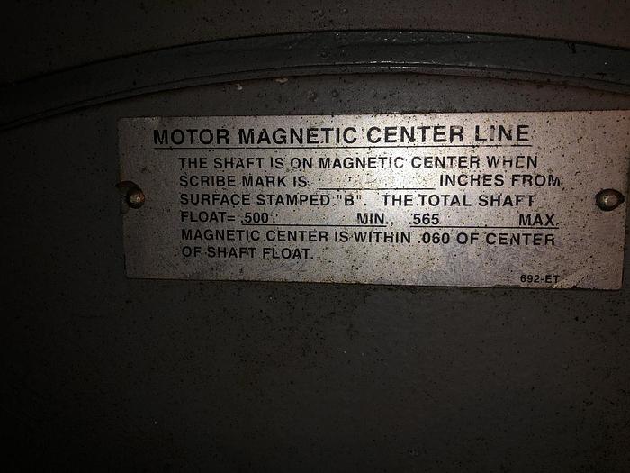 Used HOFFMAN BLOWER 79103A WITH 1500HP MOTOR