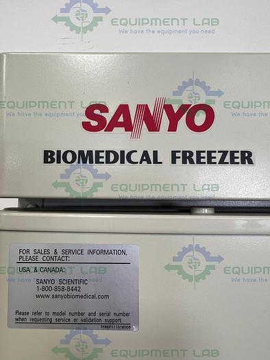 Used Sanyo  MDF-U5312 Two Door Biomedical -30°C Freezer 18 Cu. Ft.  115V