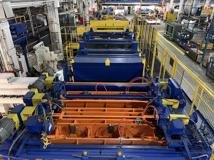 Used 84" Automatic Feed Co. Blanking Coil Feedline