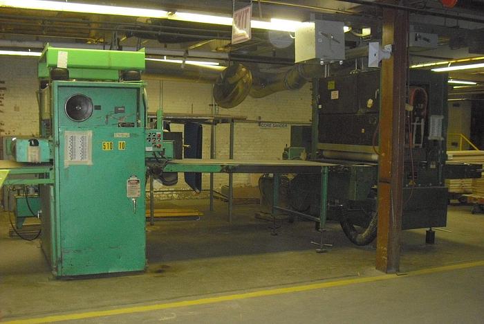 Used TIMESAVERS 52 HEAVY-DUTY COMBINATION TOP & BOTTOM ABRASIVE PLANERS