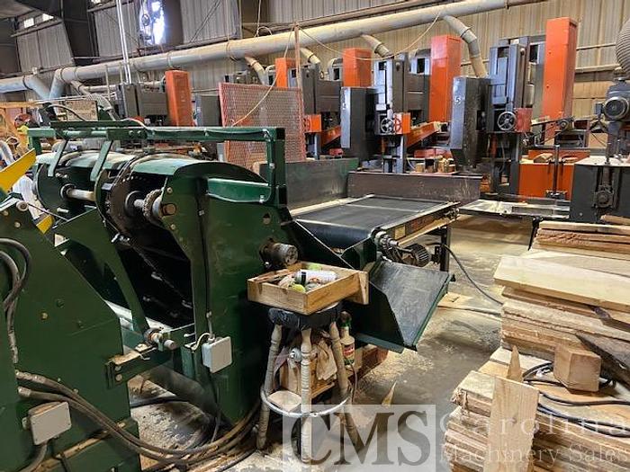 Used West Plains Resaw with Run Around, Deduster & Pendu Stacker