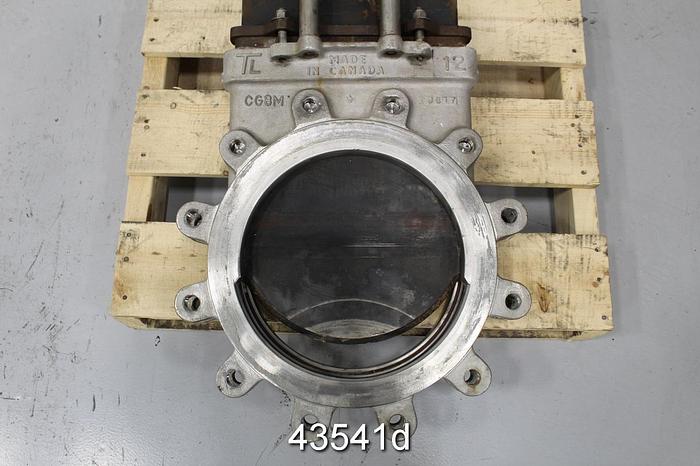 Used True Line 12" Hand Operated Knife Gate Valve #43541