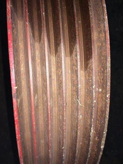 Used PULLEY SHEAVE 6-GROOVE 6B250 E BELT DRIVE WHEEL for Mud Pump