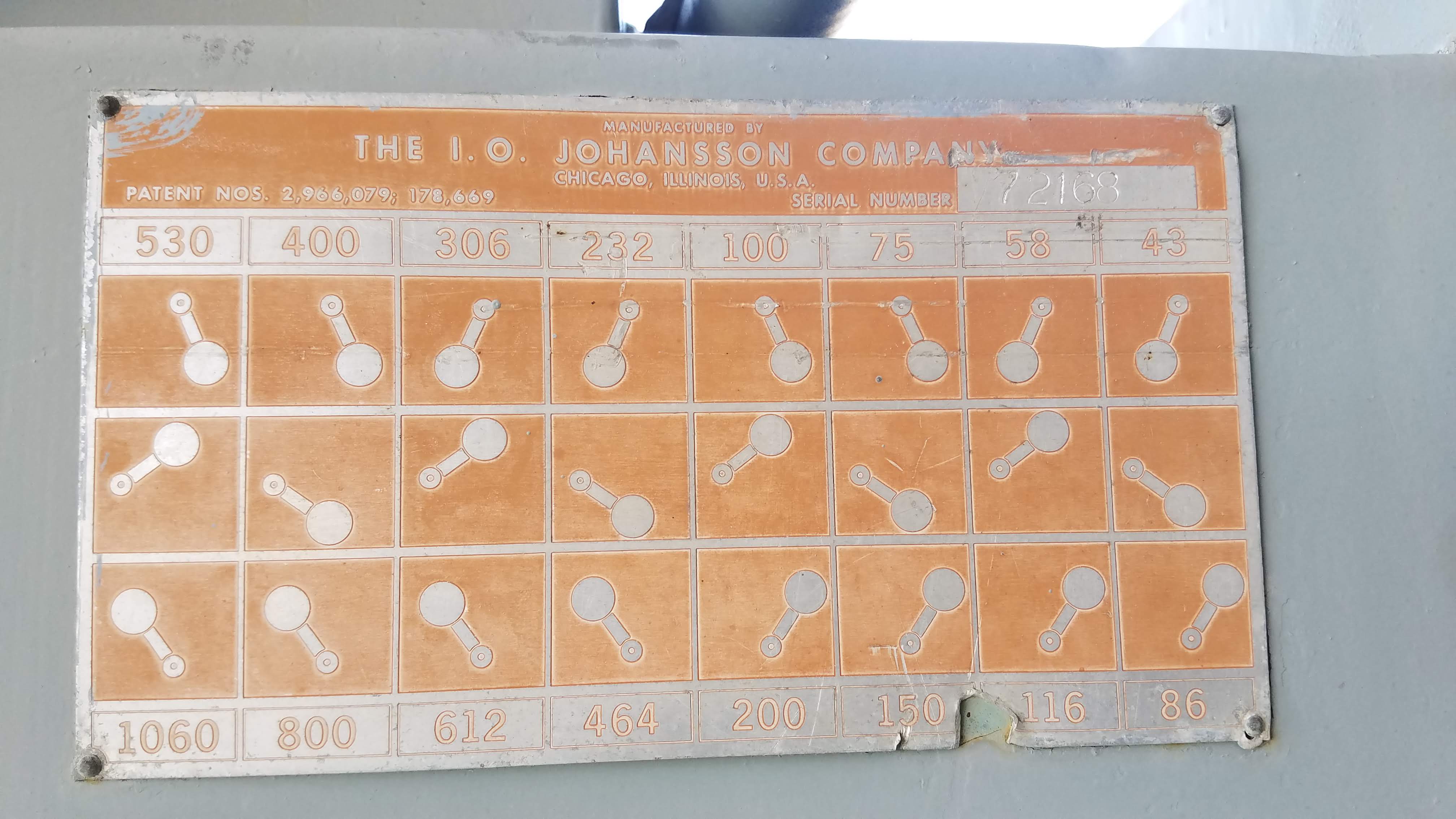 Used Johansson Radial Arm Drill