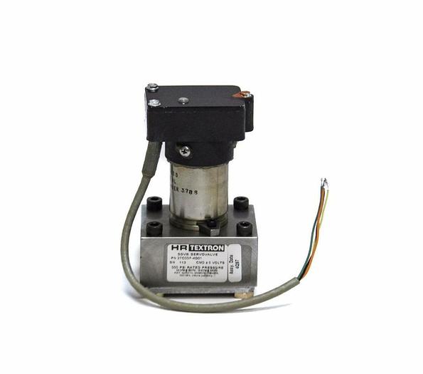 Used HR Textron 27C00F-4D01 R-DDV Servovalve Rotary Direct Drive Valve (2967)