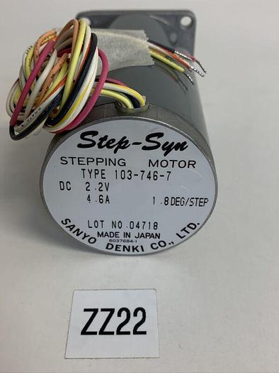 NEW Sanyo Denki Stepping Motor 103-746-7,2.2 V, 4.6A 1.8 Deg/Step ~Warranty~