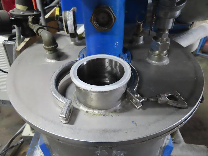 Used 2HP HOCKMEYER DISPERSER - 5 GALLON S/S TANK - VACUUM & JACKETED