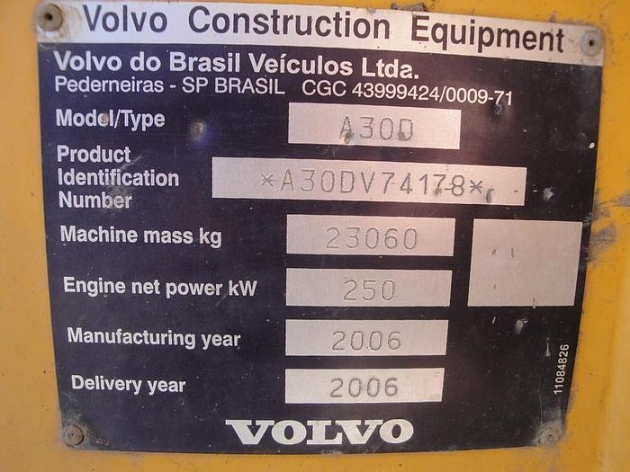Used 2006 VOLVO A30D