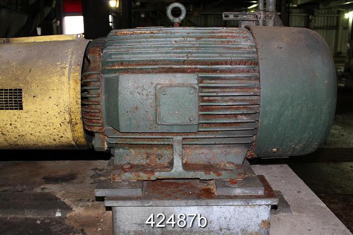 Used Toshiba B0756FLF3BSHD A/C Motor, 75 Hp, 1200 Rpm, 324T Frame #42487