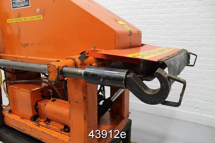 Used Industrial Research & Engineering Inc. Port-O-Cut Roll Splitter, 32" Stroke #43912