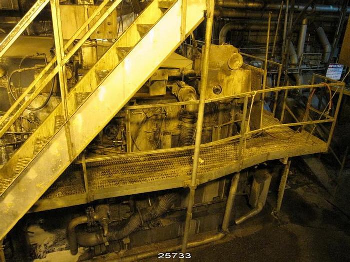 Used Kobayashi  Cylinder Former Machine Wet End And Press Section, Kobayashi Former, Manchester Suction Drum, First And Second Press #25733