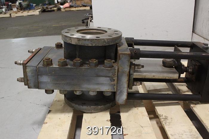 Used Schrader Bellows 6" Heavy Duty High Pressure Thru-Gate Valve #39172