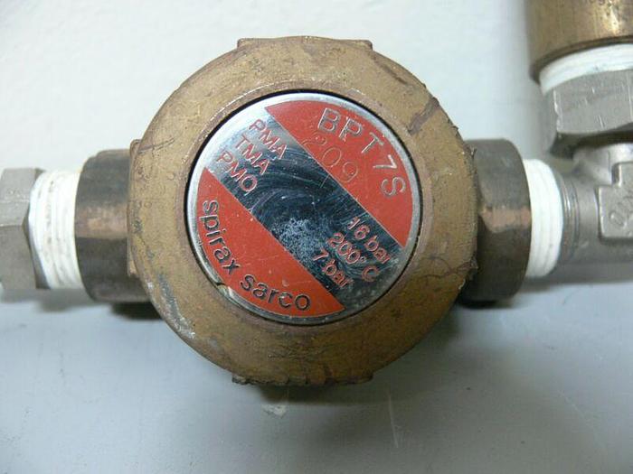 Used Lot of 2 - Spirax Sarco BPT7S 16bar 200C Valve