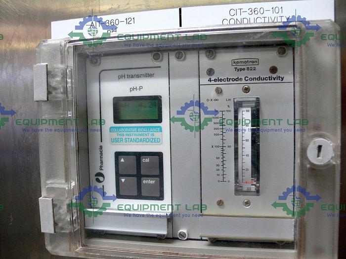 Used Pharmacia Biotech X-360 Chromatography CIT Skid w/ EP 52 Dosing Pump