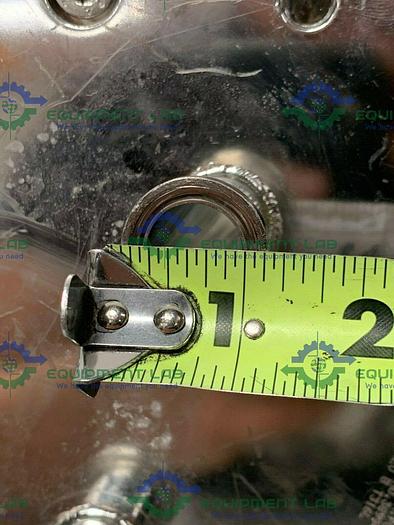 Used Millipore K400-130BT Chromatography Column w/ 3/4" & 1/2" Sanitary Fittings