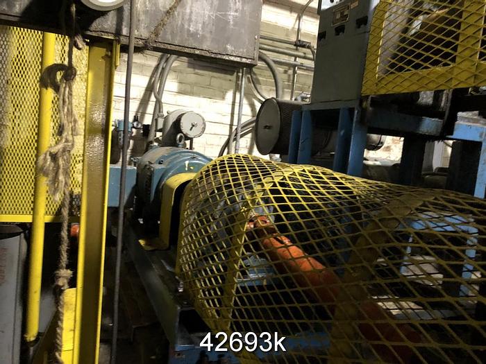 Used Kusters Tandem Soft Nip 2-Roll Calender, 120" Face Width #42693