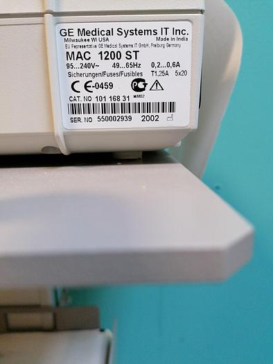 Used  GE Medical systems IT Inc  MAC1200 ST 