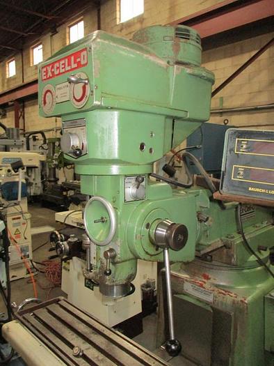 Used 9" X 46", EXCELLO, NO. 602, VERTICAL MILLING MACHINE