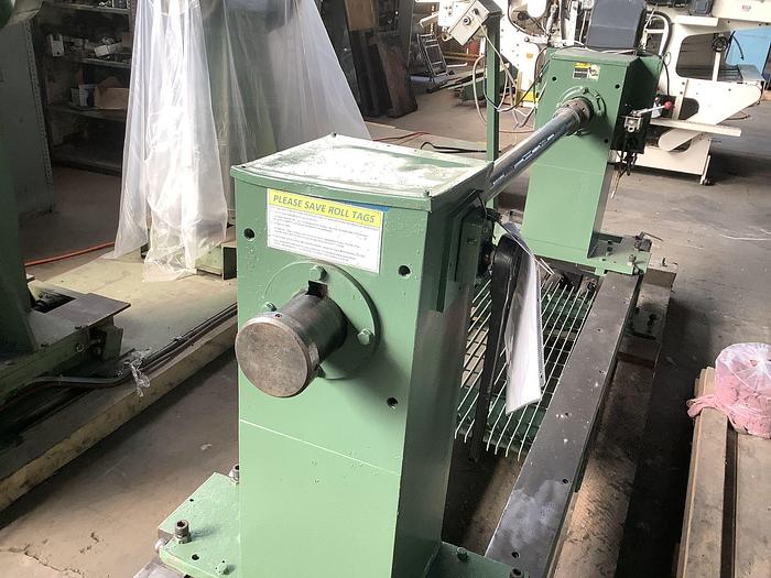 Used 70" LEMBO UNWIND STAND WITH EDGE GUIDE AND 50" DIAMETER- PENDING SALE