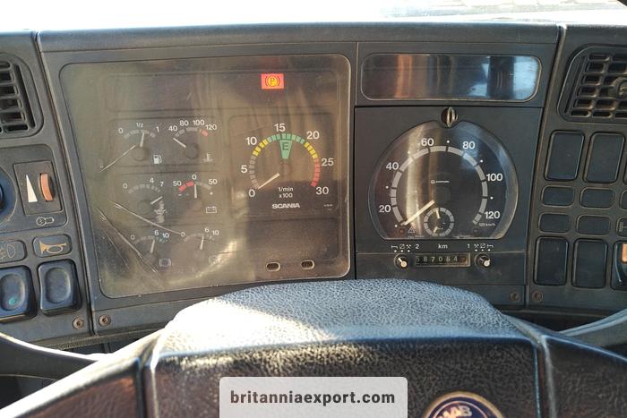 Used 1991 SCANIA 93M 280 18 ton dropside truck.