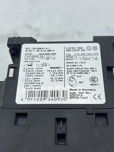 Used Siemens 3RH1921-1EA20, 3RT1026-1A