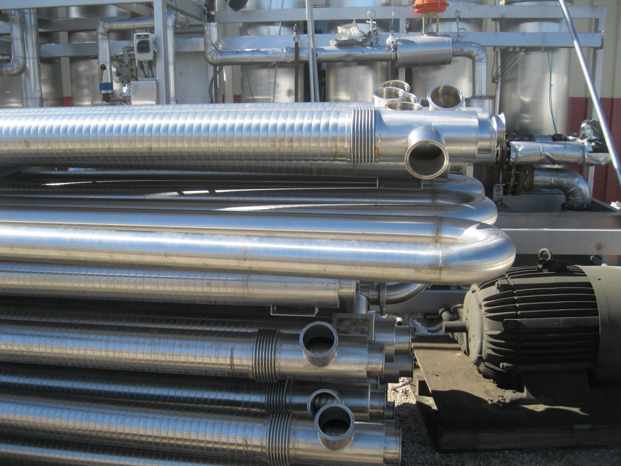 Used 20 SQ. FT. ALFA LAVAL SPIRAL HEAT TUBES