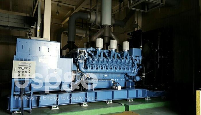 2.5 MW 2011 New MTU 20V4000G43 Diesel Generator Sets