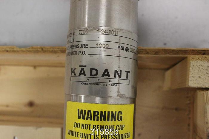 Unused Kadant AES 700C Canister Filter #31585