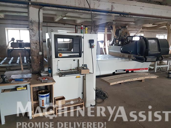 Used MORBIDELLI AUTHOR 744 CNC boring routing