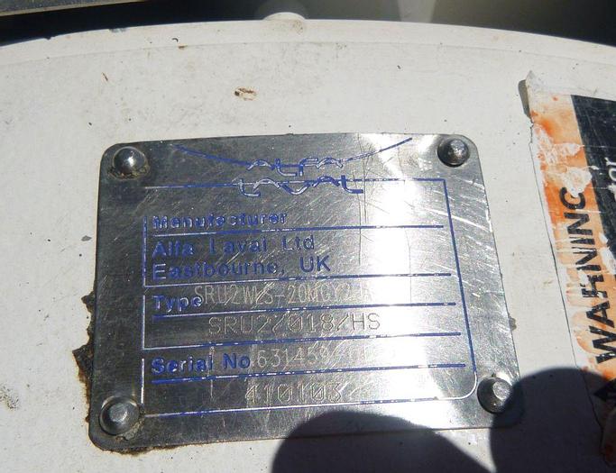 Used Pump, Rotary, Alfa Laval, 1 HP, 1.5", 316 S/st, Mdl SRU2WLS #S744115