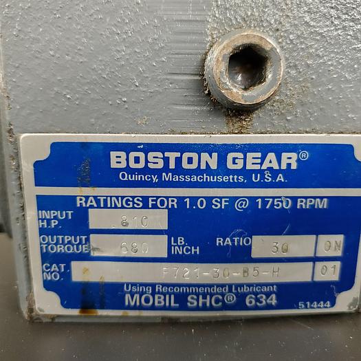Used Boston Gear Worm Gear Speed Reducer 700 Series