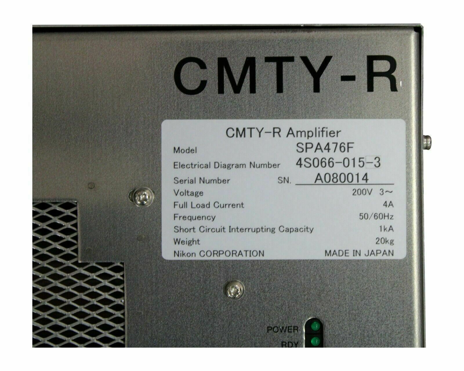Used Nikon SPA476F CMTY-R AMPLIFIER