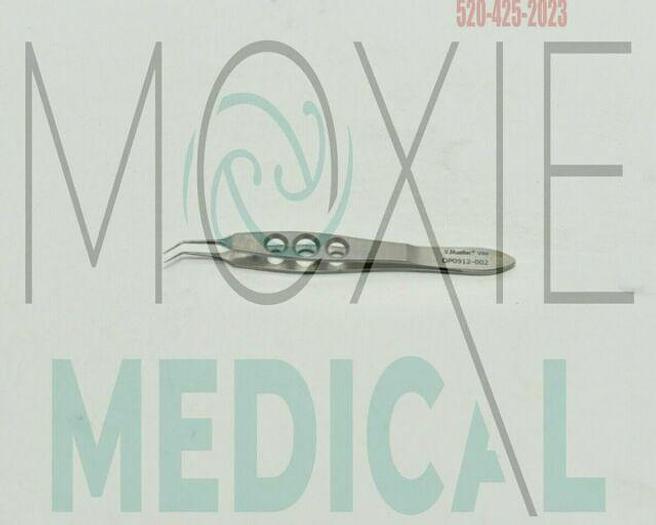 Used V MUELLER OP0912-002 V. Mueller Jaffe Tying Forceps, Delicate, Curved, 6mm, Smooth Jaws