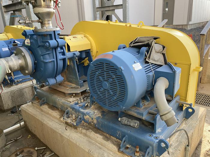 Used Used Weir Warman Model 064EEYAHCCCMW92 6 X 4 AH slurry pump.