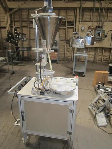 Used Filler, Rotary, 6 Head, Powder, S/st, Yu Hao #S739402