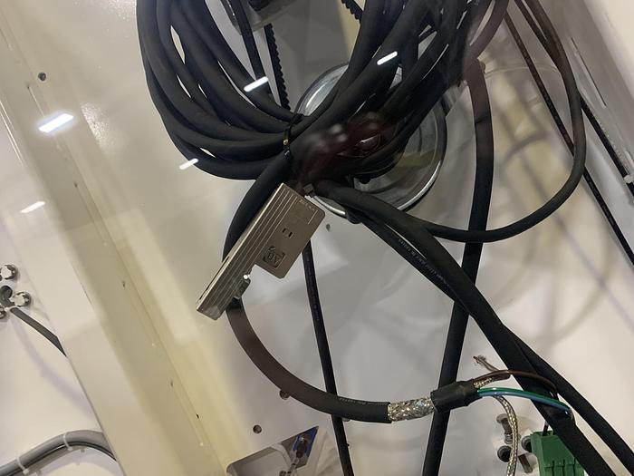 Used 18" WIDE WEBEX MODEL 1251 DUPLEX REWINDER W SIMCO ION BLOWER AND COGNEX CAMERA