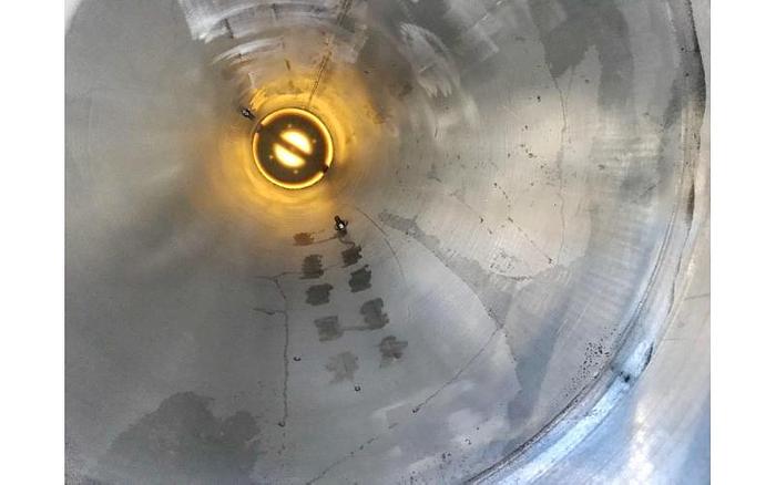 Used USED 110 GALLON TANK (HOPPER/CYCLONE), STAINLESS STEEL