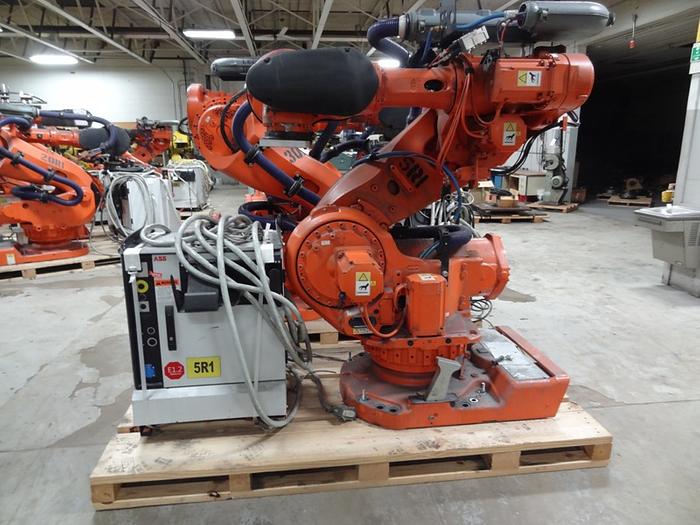 Used ABB IRB 7600 6 AXIS CNC ROBOT 500KG X 2.55 REACH WITH IRC5