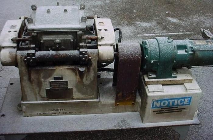 Used 2.25 GALLON  (8.5 LITER) BAKER PERKINS GUITTARD SIGMA BLADE MIXER – S/S – JACKETED – VACUUM – #5860