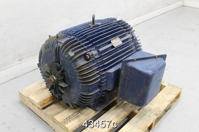 Used Reliance A/C Motor, 125 Hp, 1785 Rpm, 460 Volts #43457