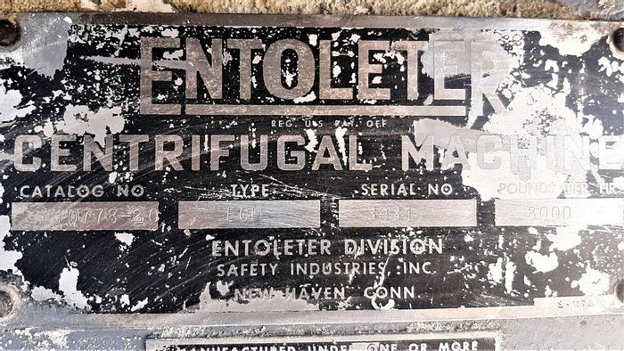 Used Mill, Impact, Entoleter, C/st, 5 HP, Mdl ECM, 16" Dia, #S744506