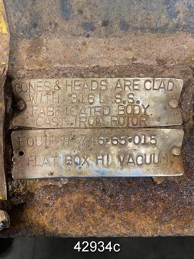 Used Nash 904M Vacuum Pump, Stainless Steel Casing #42934